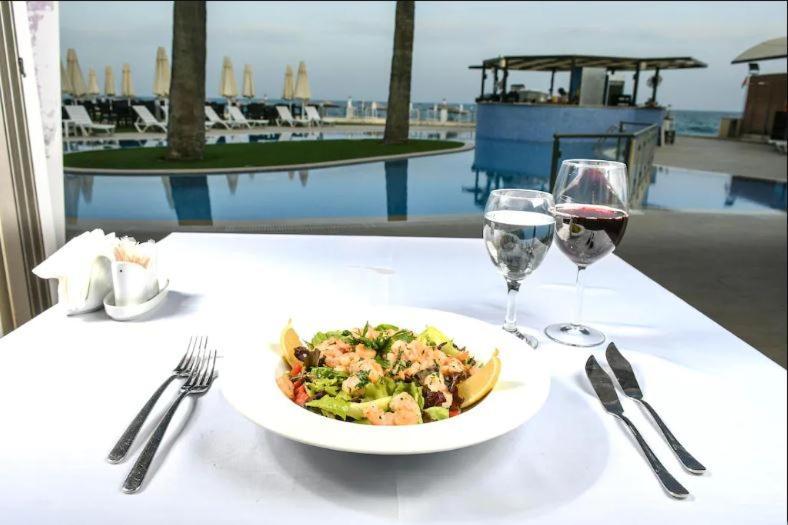 Mimoza Beachfront Hotel & Restaurant Famagusta (Northern Cyprus) Eksteriør billede